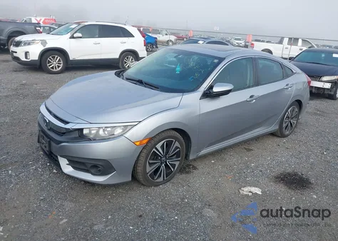 2017 Honda Civic Ex-L from USA, damaged, VIN 19XFC1F7XHE212287
